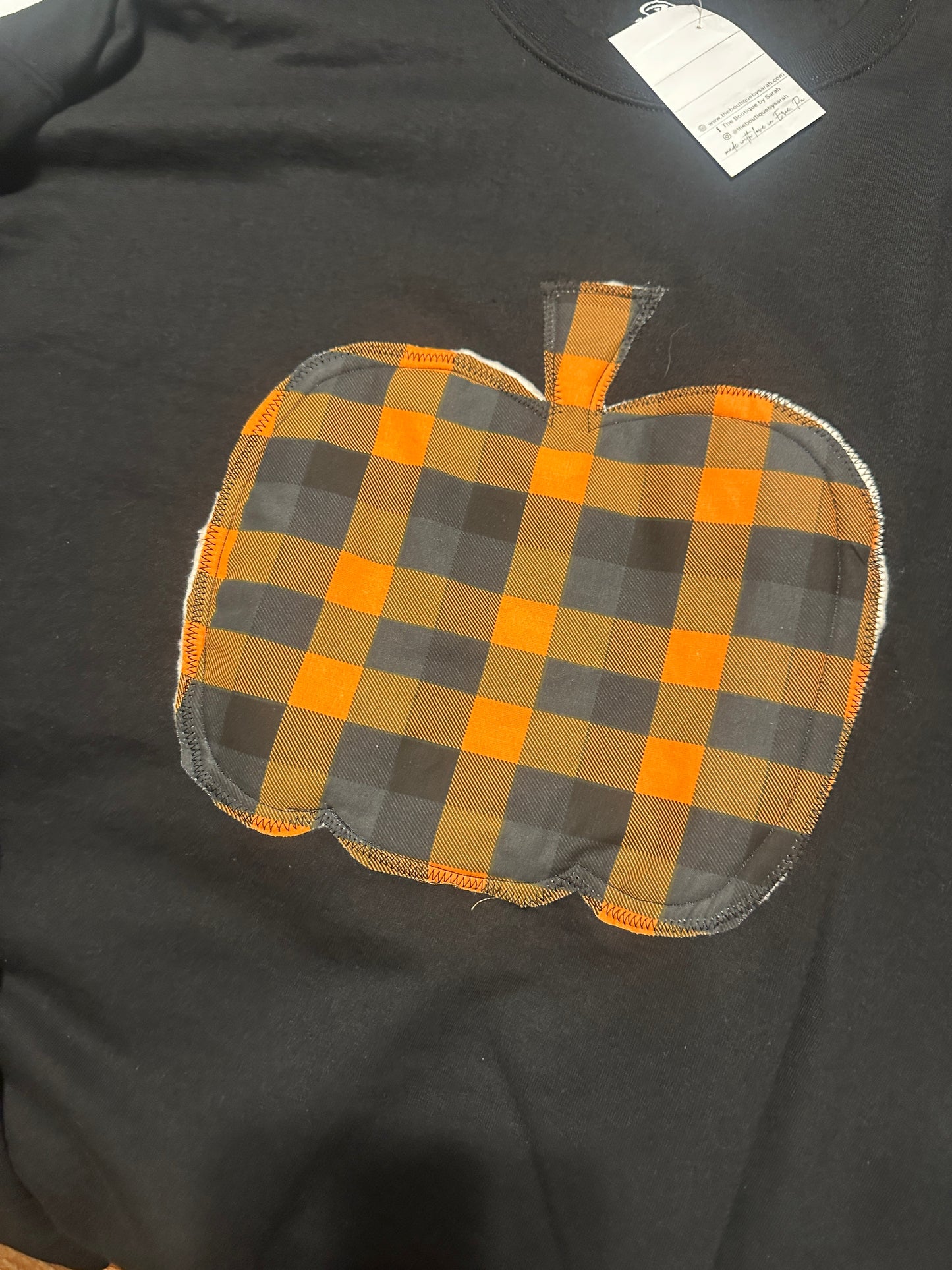 Pumpkin Sweatshirt, Black, 2XL