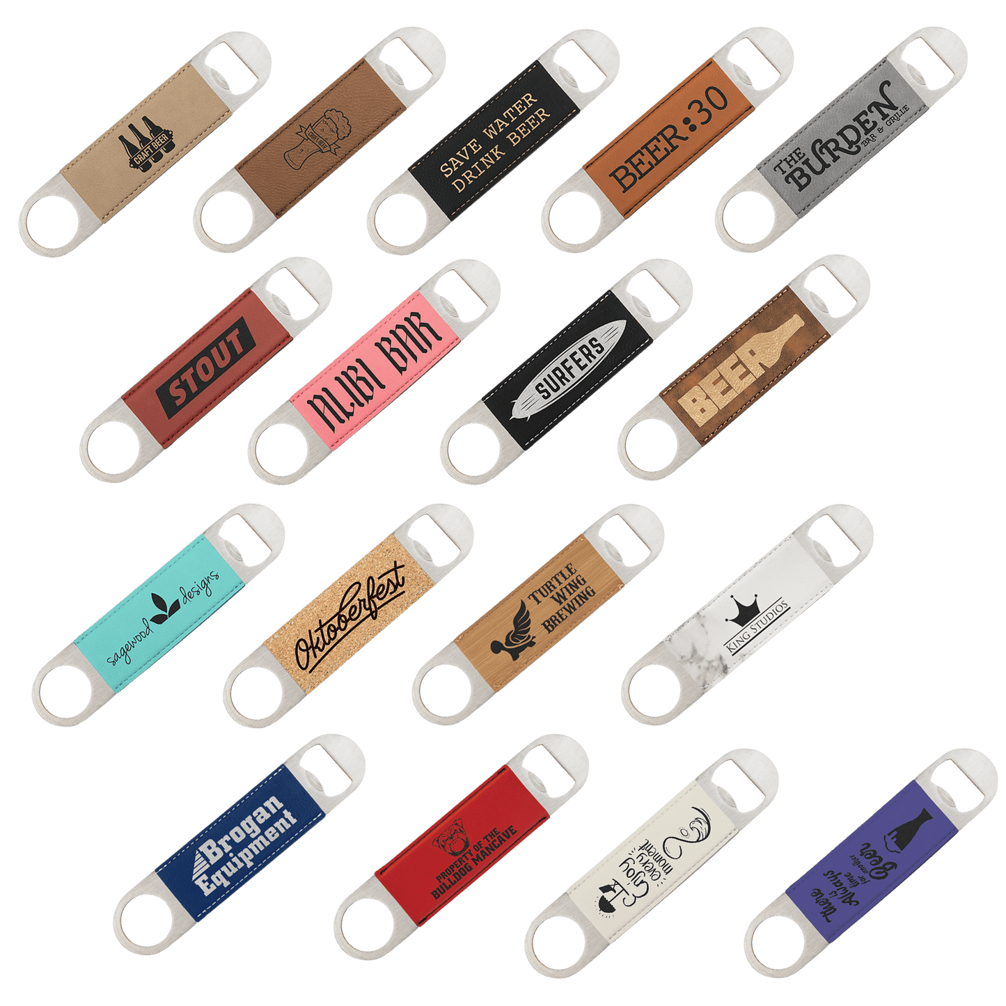 Personalized Paddle-Style Bottle Opener – Custom Engraved Bar Accessory
