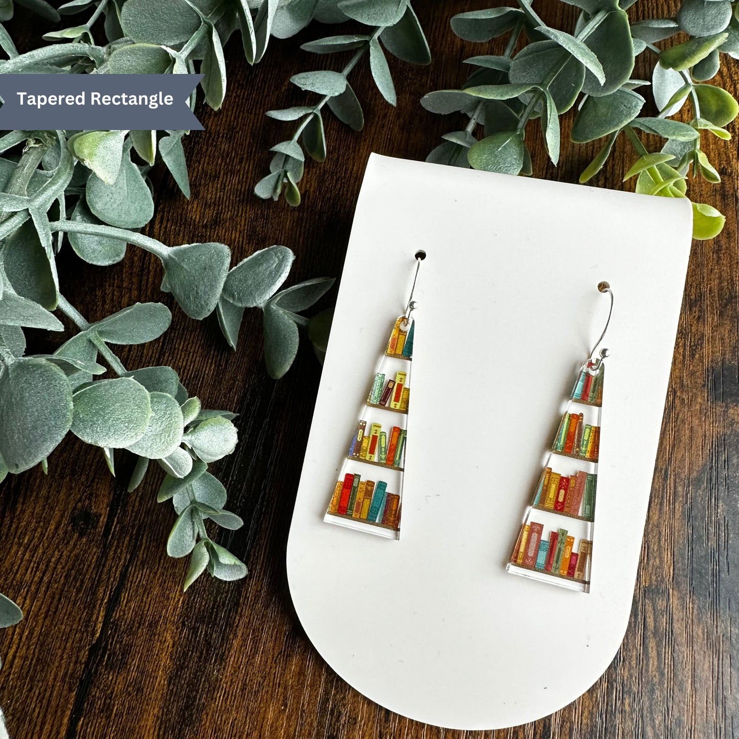 Book Earrings, Book Earrings Dangle, Book Nerd, Book Lover, Librarian Gift, English Teacher Gift, Reading Earrings, Reader Gift