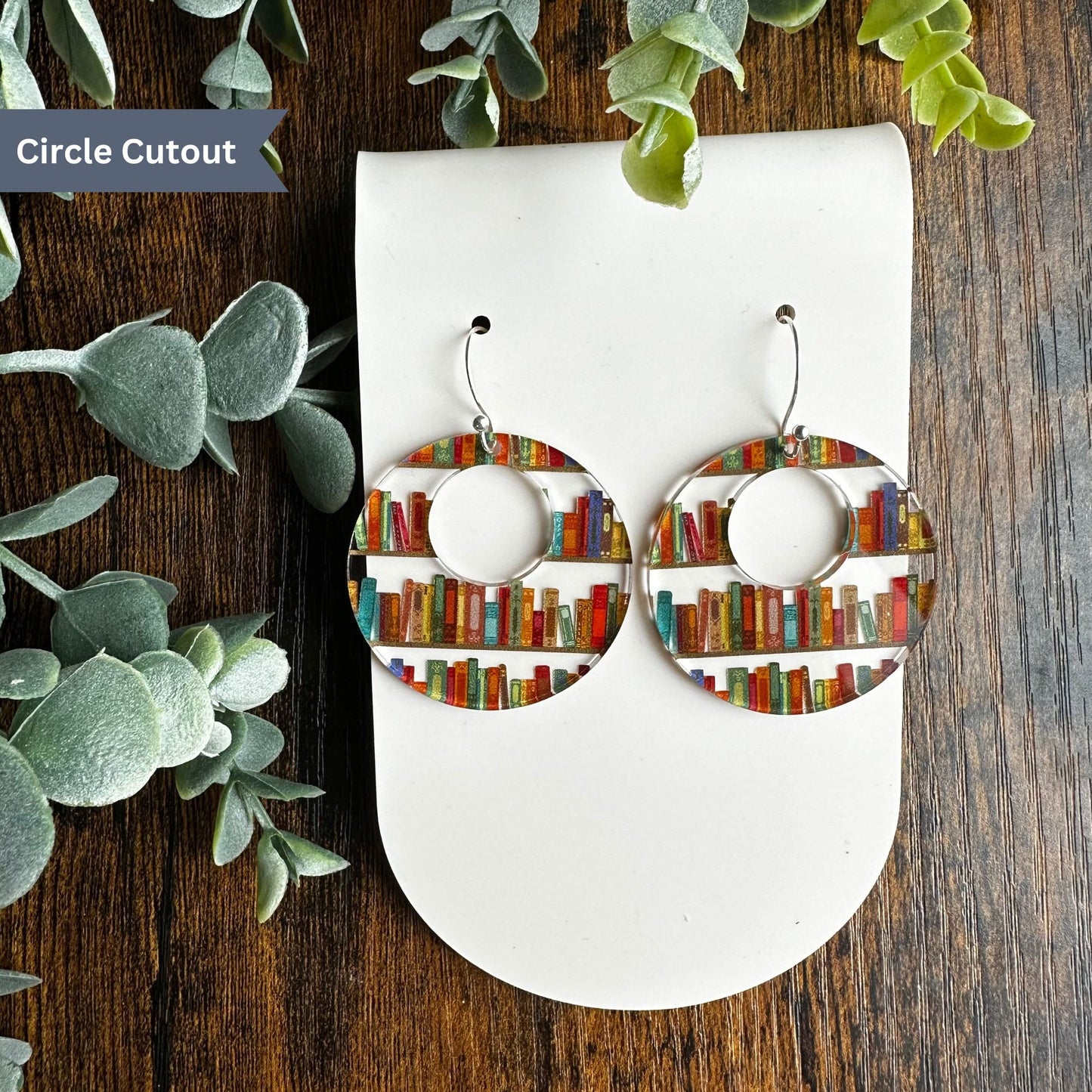 Book Earrings, Book Earrings Dangle, Book Nerd, Book Lover, Librarian Gift, English Teacher Gift, Reading Earrings, Reader Gift