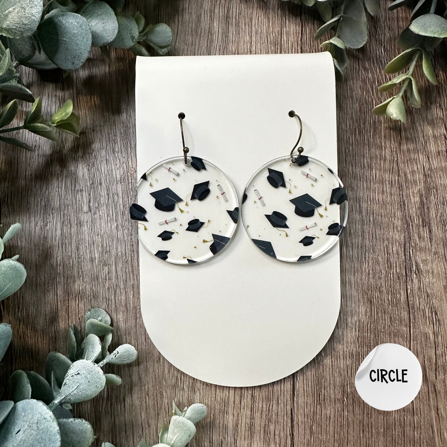 Graduation Gift, Graduation Earrings, Senior, Class of 2024, High School Graduation, College Graduation, Masters Degree, Teacher Earrings