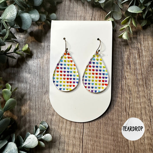 Pride Earrings, Novelty Earrings, Love Earrings, Cool Earrings, LGBTQ, Rainbow Earrings, Pride Festival, Subtle Earrings, Jewelry