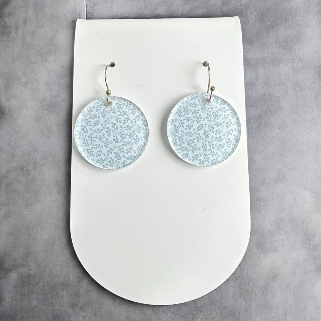 Dainty Floral Earrings, Minimalist Flower Earrings, Lightweight Acrylic Earrings, Simple Dangle Earrings, Boho Earrings, Gift for Her