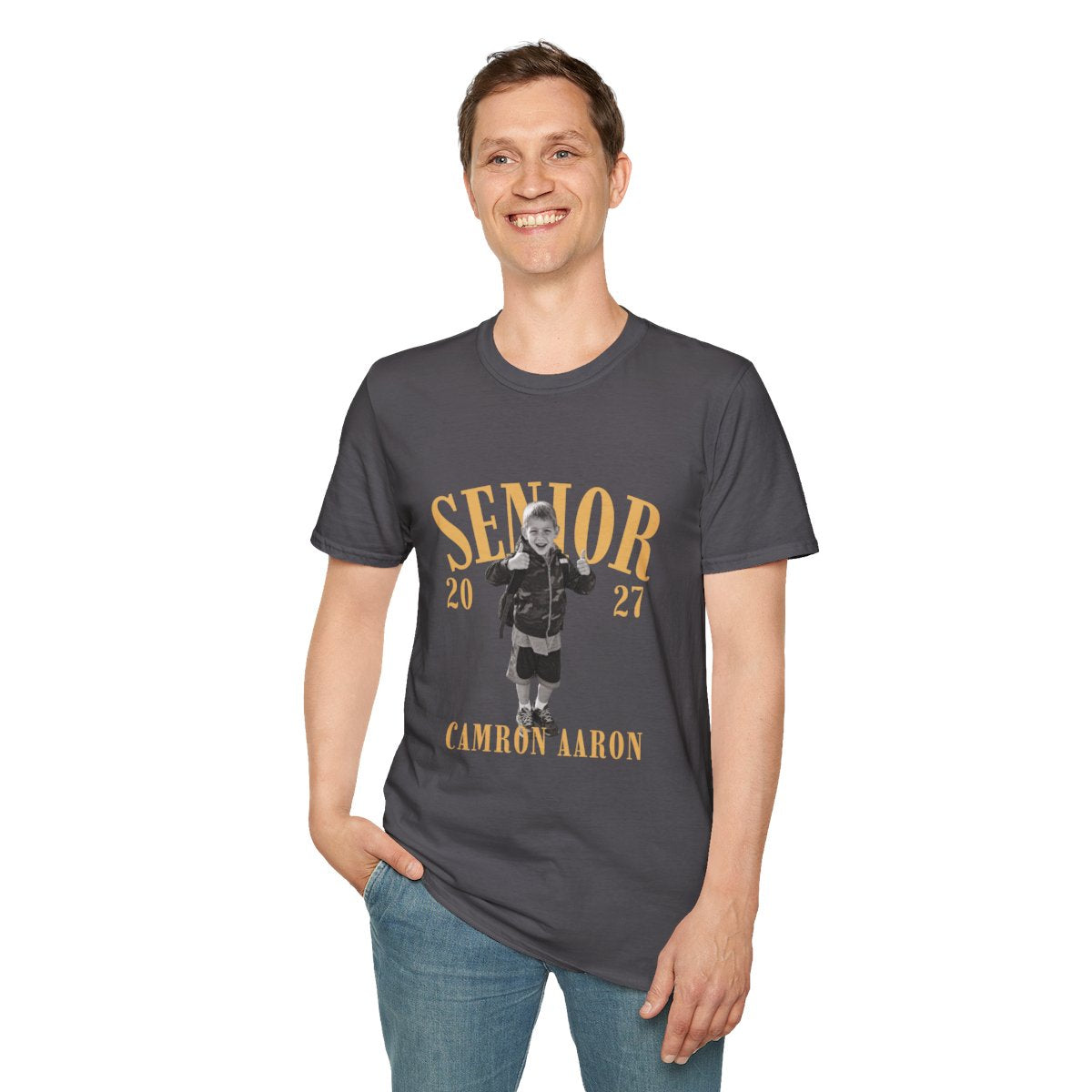 Custom Photo Senior 2027 Shirt | Personalized Class of 2027 Senior Tee