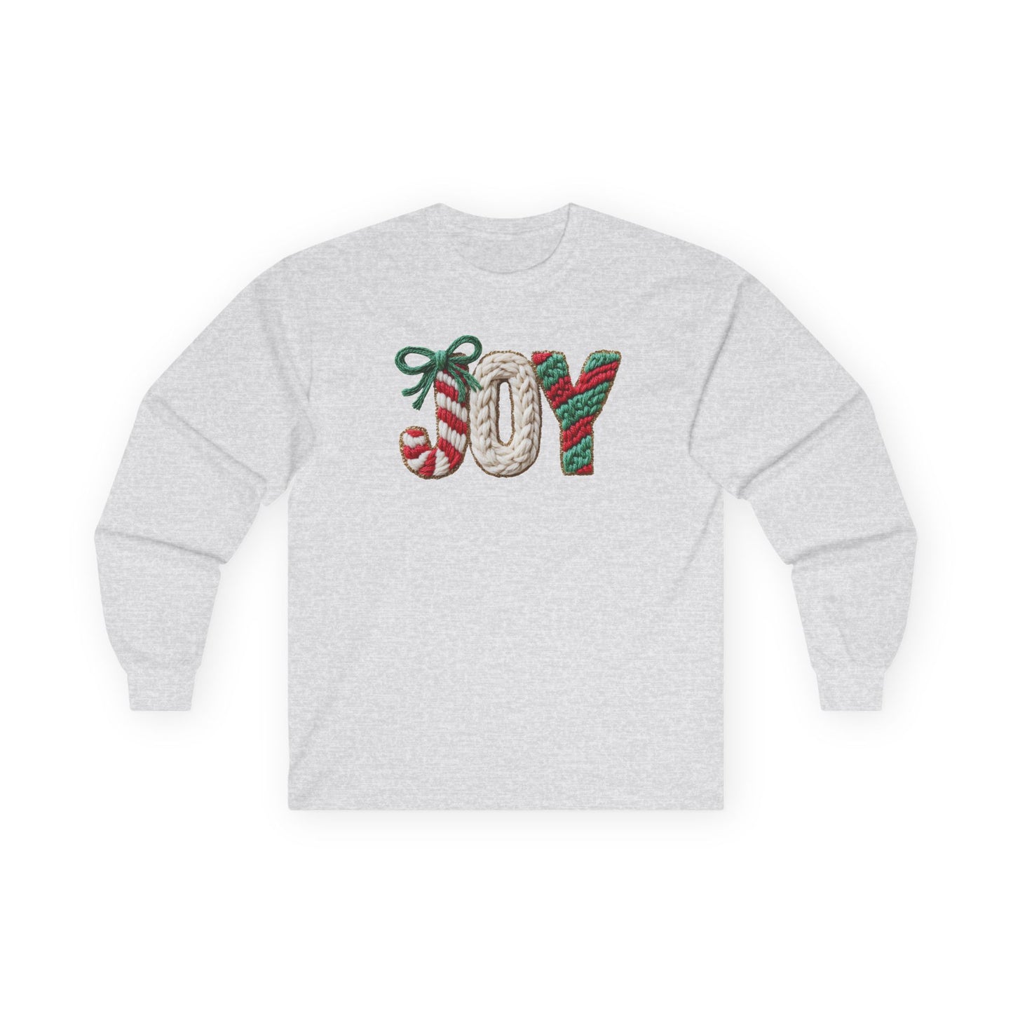 Joyful Holiday Long Sleeve Tee, Christmas Gift Idea, Winter Fashion, Unisex T-Shirt, Cozy Layering Shirt, Seasonal Apparel (Show Special)