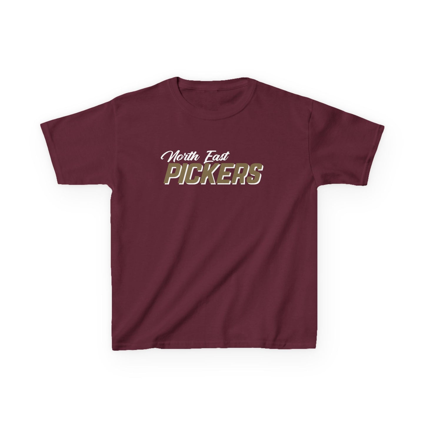 North East Grape Pickers Youth T-Shirt | Kids School Spirit Shirt | Maroon Pickers Tee