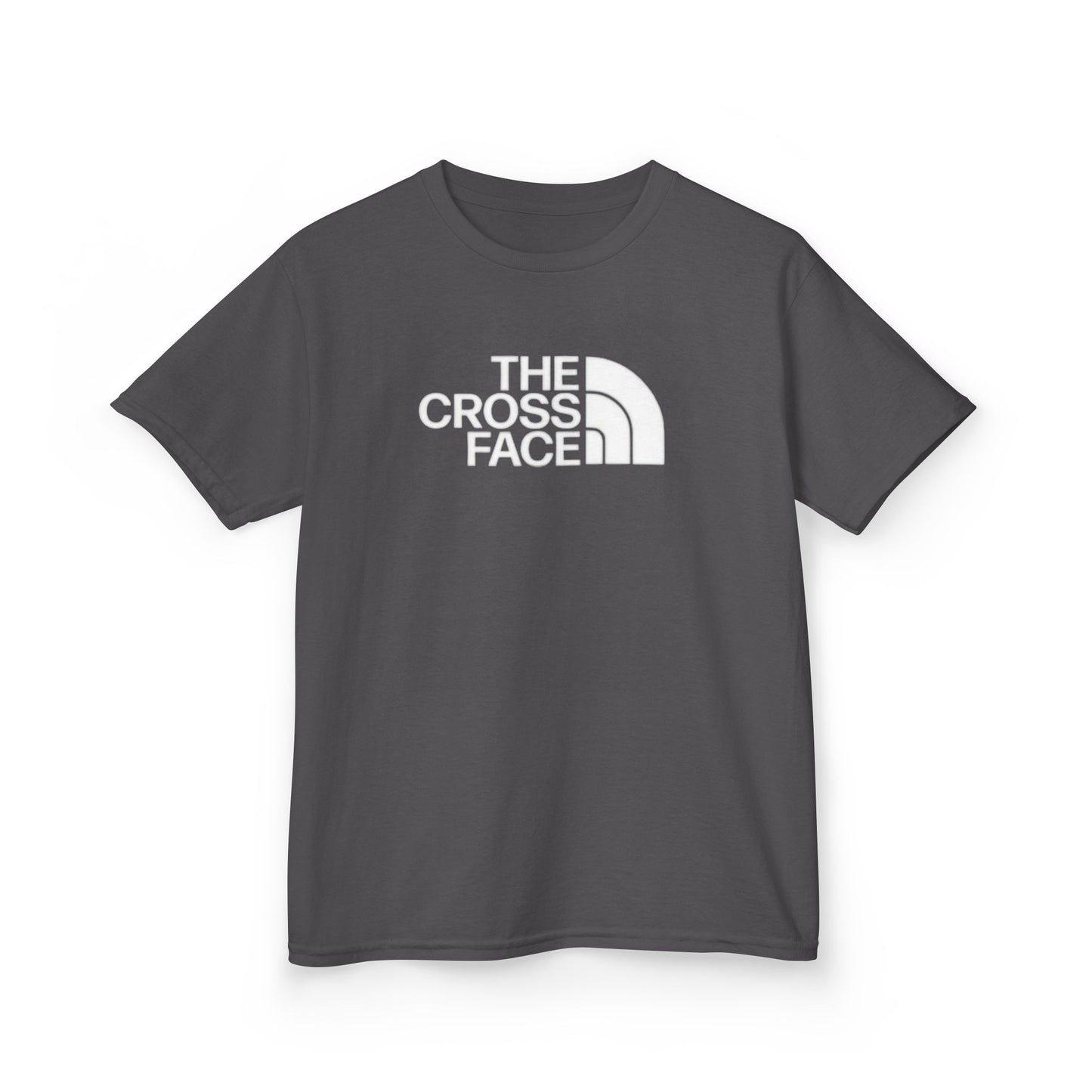 Kids Cross Face Tee — Bold Cross Graphic Shirt for Children