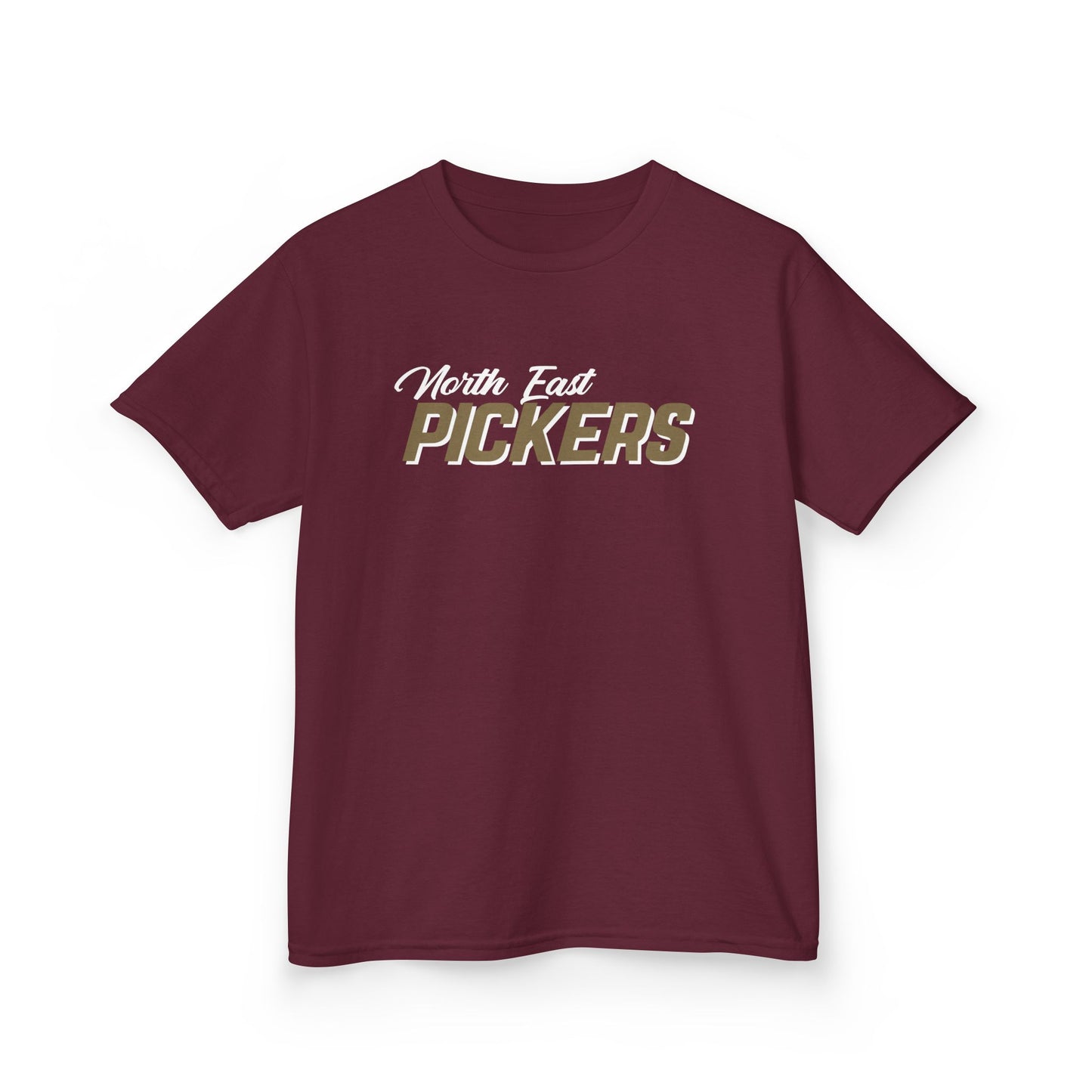 North East Grape Pickers Youth T-Shirt | Kids School Spirit Shirt | Maroon Pickers Tee