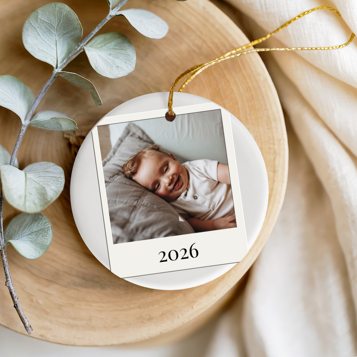 Personalized Any Photo Christmas Ornament 2026