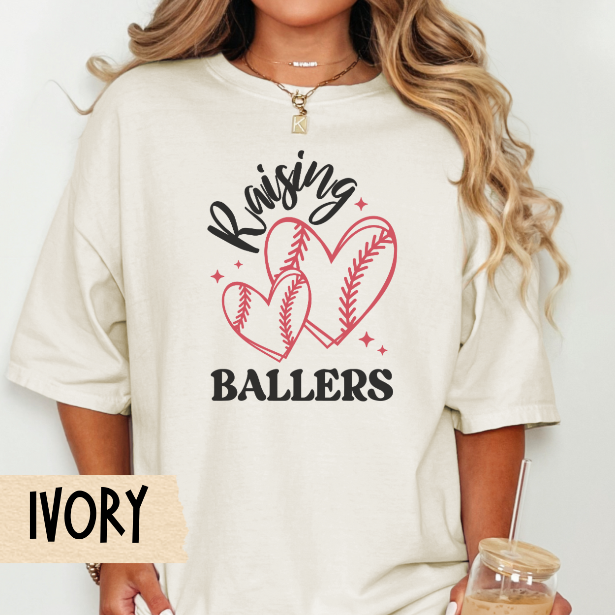 Raising Ballers Shirt, Baseball Mom Tee, Comfort Colors, Gift for Sports Moms, Soft Casual Tee, Perfect for Mother's Day, Everyday Comfort