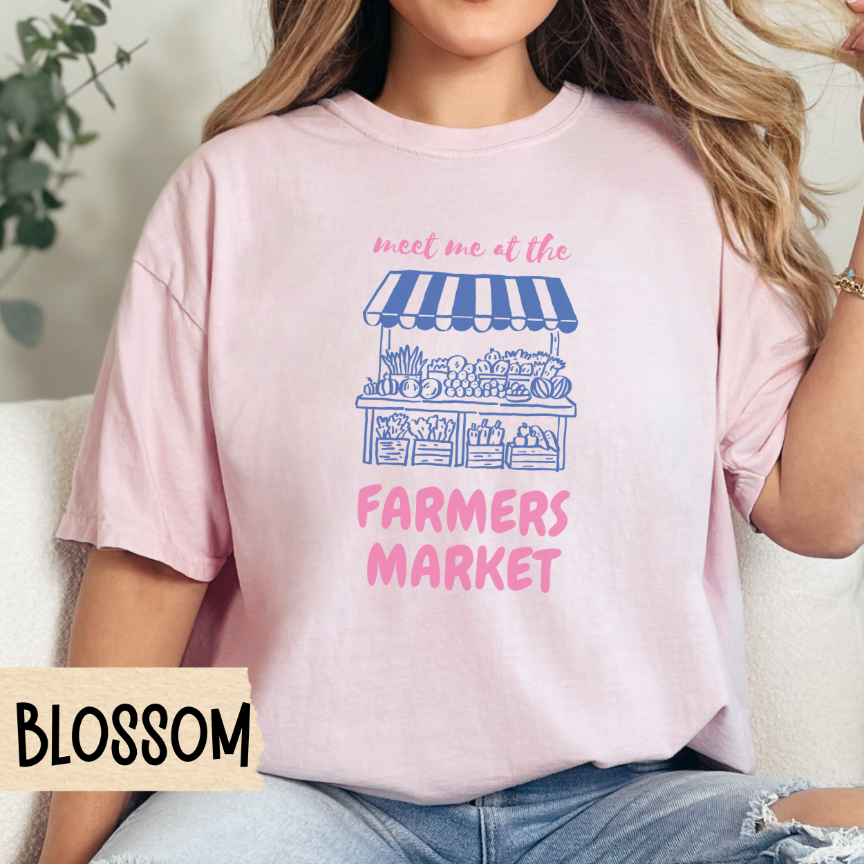 Farmers Market Shirt, Comfort Colors Market Stand Tee, Fresh Produce Graphic Top, Local Farm Veggie Shirt, Cute Grocery Day T-Shirt
