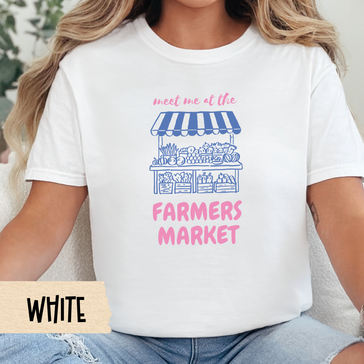Farmers Market Shirt, Comfort Colors Market Stand Tee, Fresh Produce Graphic Top, Local Farm Veggie Shirt, Cute Grocery Day T-Shirt