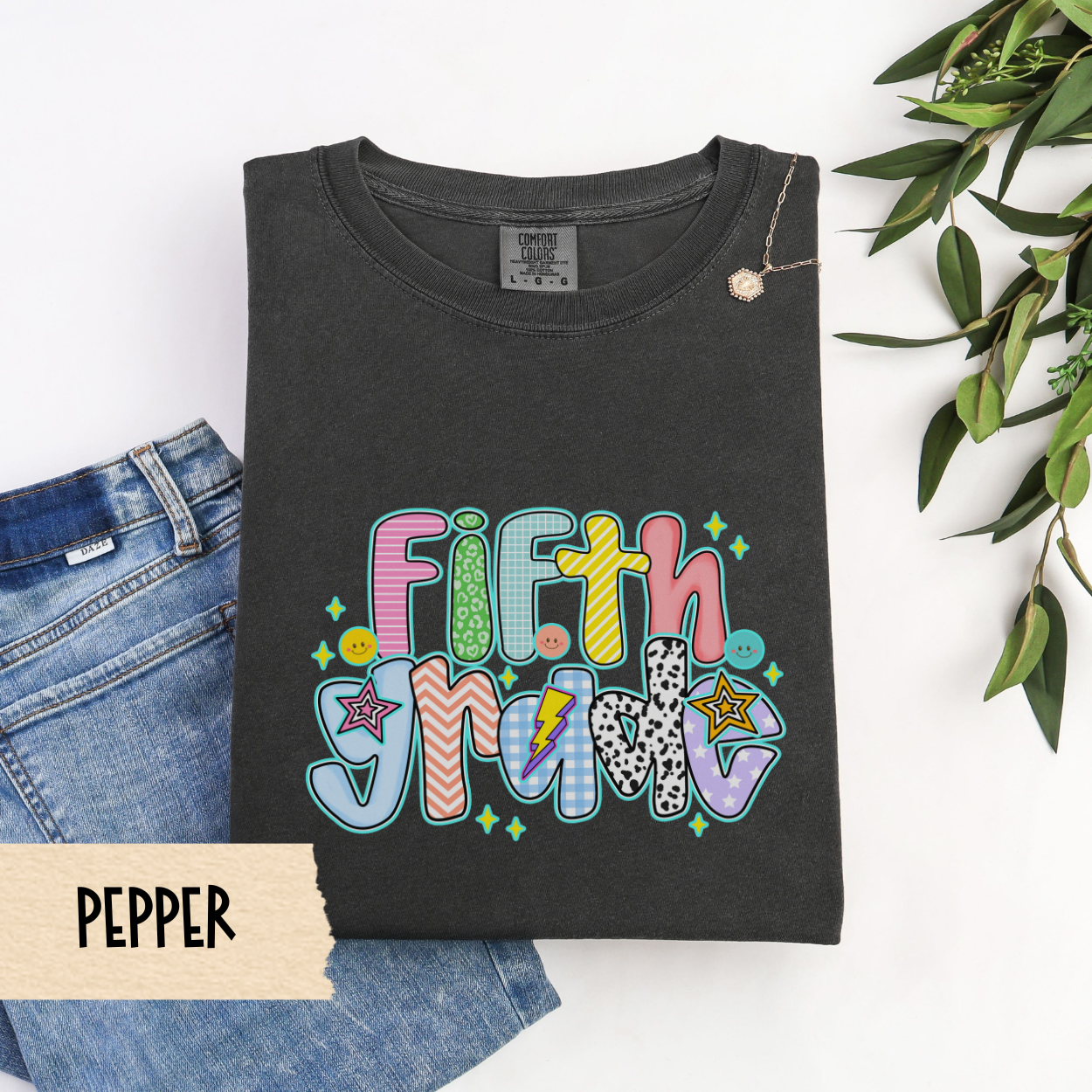 First Grade Teacher Shirt, Colorful Back To School Teacher Tee, 1st Grade Comfort Colors Shirt, Fun First Day Shirt, Cute Teacher Outfit