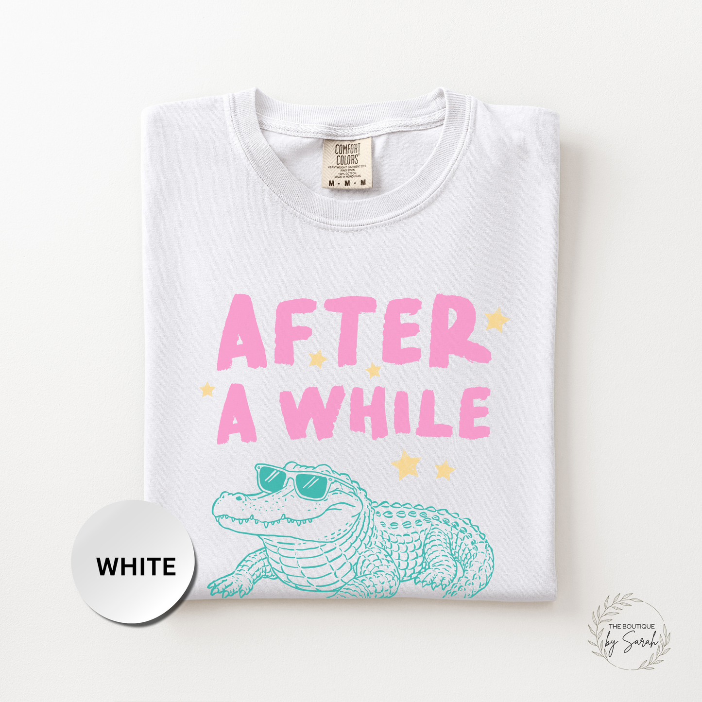 After A While Crocodile Shirt, Funny Summer Teacher Shirt, Retro Alligator Tee, Cute Summer Graphic Tee, Vacation Shirt