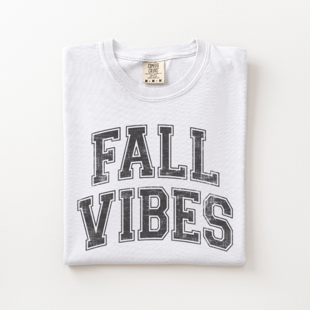 Fall Vibes Shirt, Cozy Autumn Graphic Tee, Preppy Fall Shirt, Comfort Colors 1717 Tee, Pumpkin Patch Outfit, Cute Fall Tee