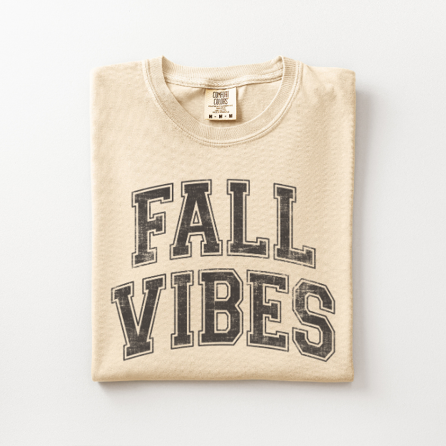 Fall Vibes Shirt, Cozy Autumn Graphic Tee, Preppy Fall Shirt, Comfort Colors 1717 Tee, Pumpkin Patch Outfit, Cute Fall Tee