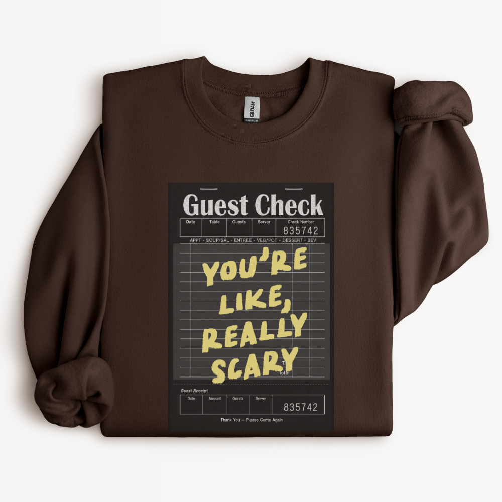 Funny Halloween Sweatshirt, You're Like Really Scary Crewneck, Sarcastic Halloween Shirt, Spooky Season Gift, Halloween Party Top