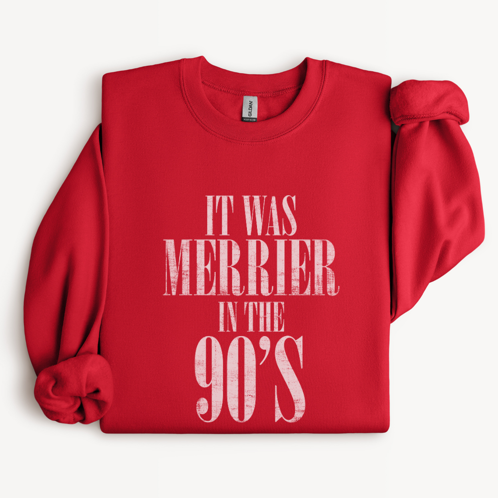 90s Christmas Sweatshirt, Retro Holiday Crewneck, Nostalgic Xmas Sweater, Funny Millennial Christmas Gift, Vintage Style