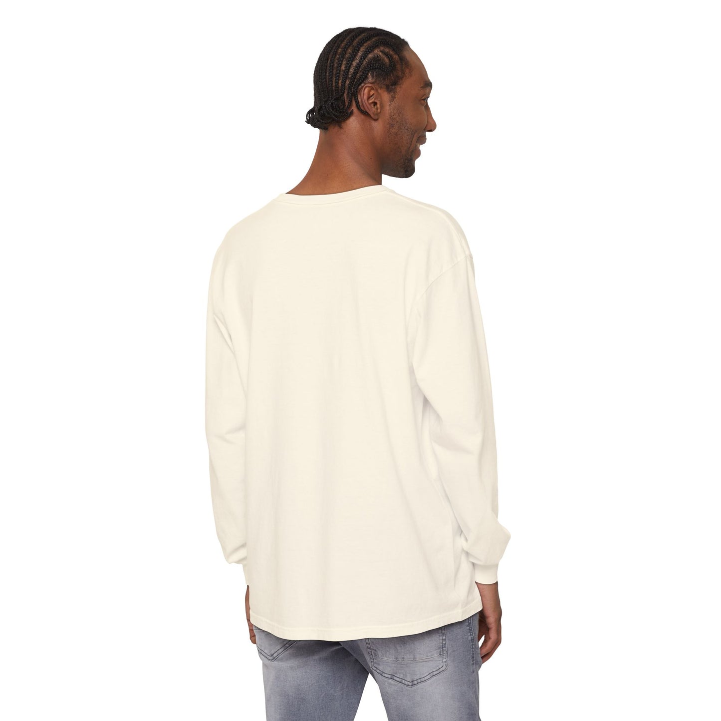 Long Sleeve Tee — Vintage American Flag Graphic