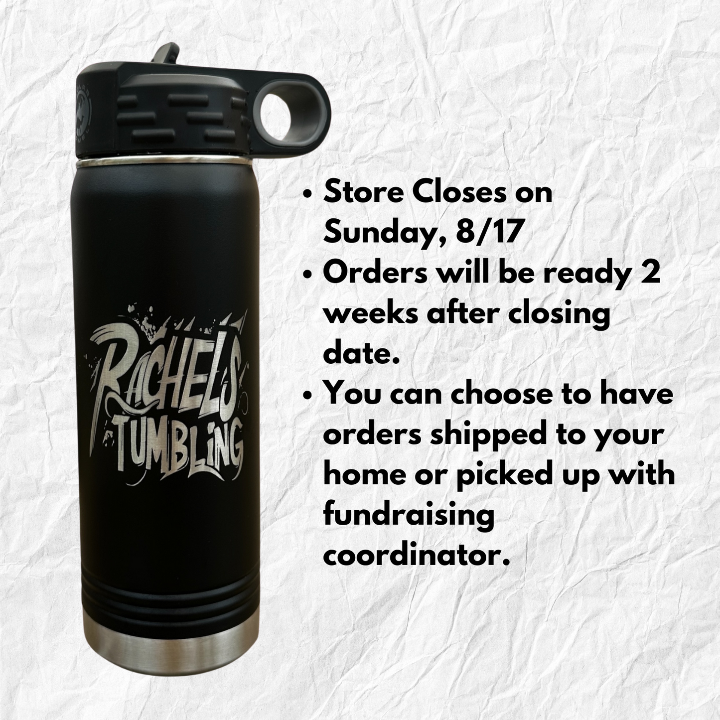 Rachel's Tumbling - 40 Oz Travel Mug