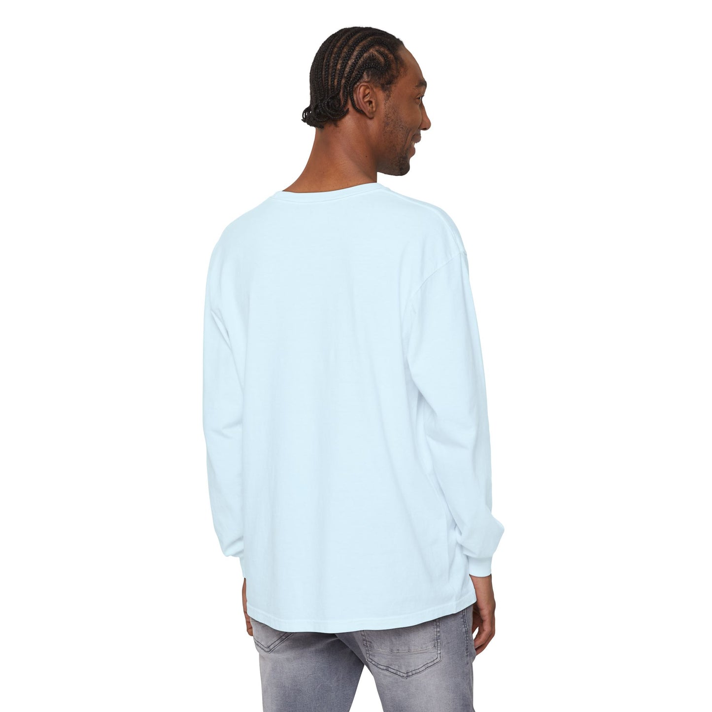 Long Sleeve Tee — Vintage American Flag Graphic
