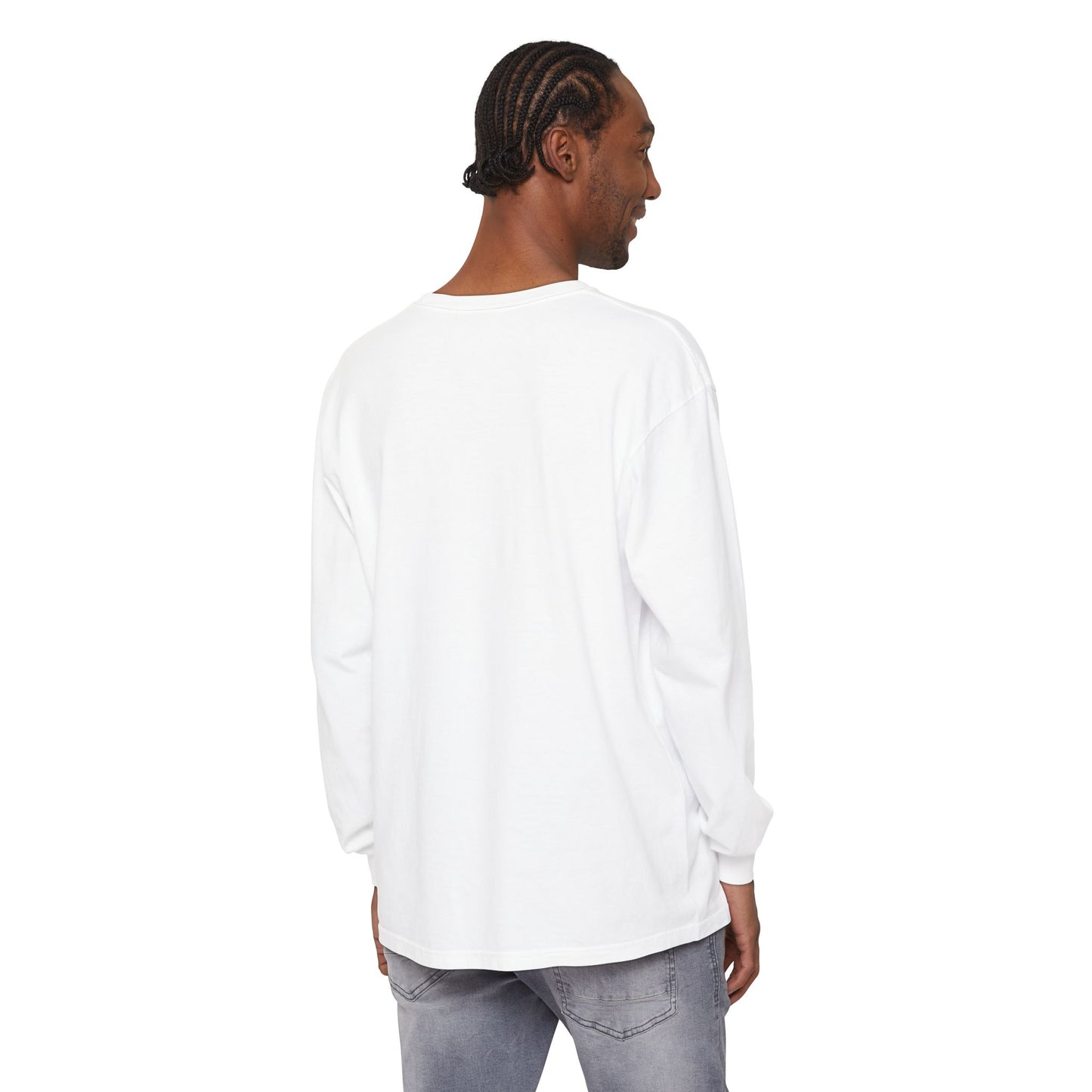 Long Sleeve Tee — Vintage American Flag Graphic