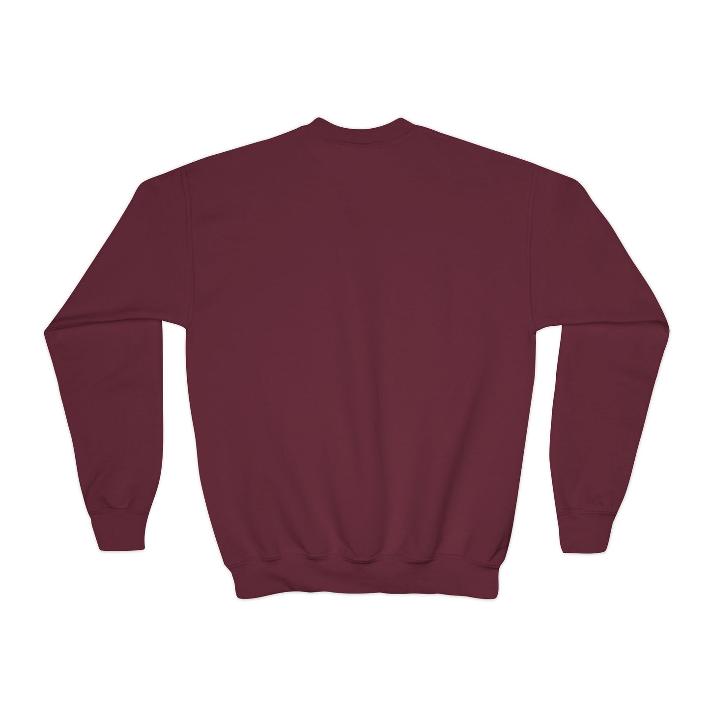North East Grape Pickers Youth Crewneck Sweatshirt | Kids School Spirit Wear | Maroon School Sweatshirt