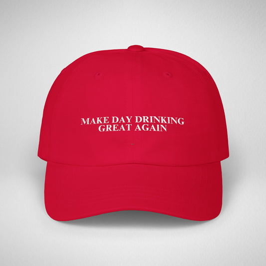 Day Drinking Gift, Make Day Drinking Great Again Hat, Drinking Humor Dad Hat, Adjustable Embroidered Cap for Men, Gag Gift Idea, Party Hat