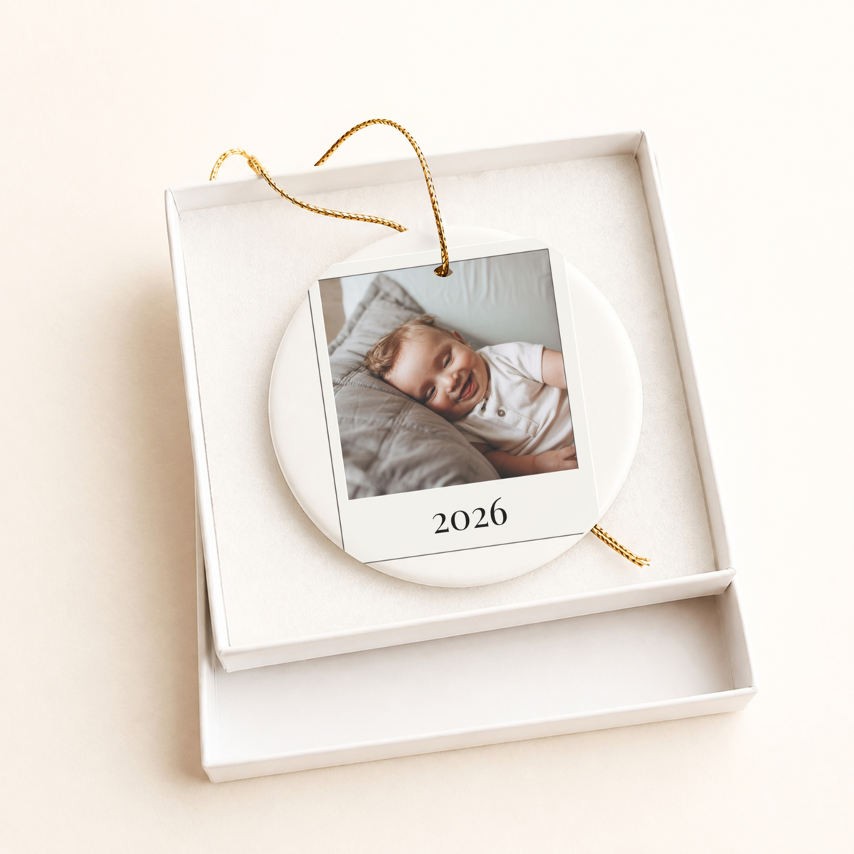Personalized Any Photo Christmas Ornament 2026