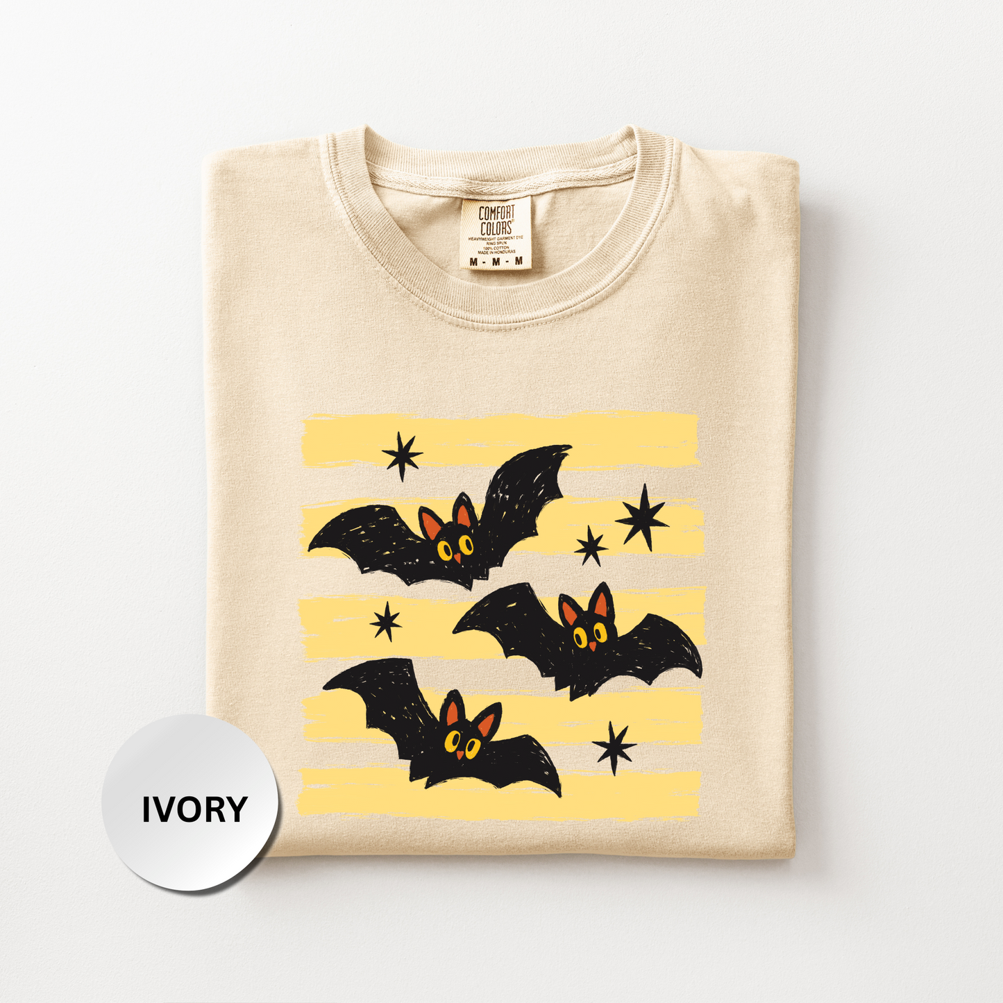 Bat Shirt, Cute Halloween Comfort Colors Shirt, Retro Spooky Season Tee, Halloween Bat Graphic Shirt, Fall Halloween Gift