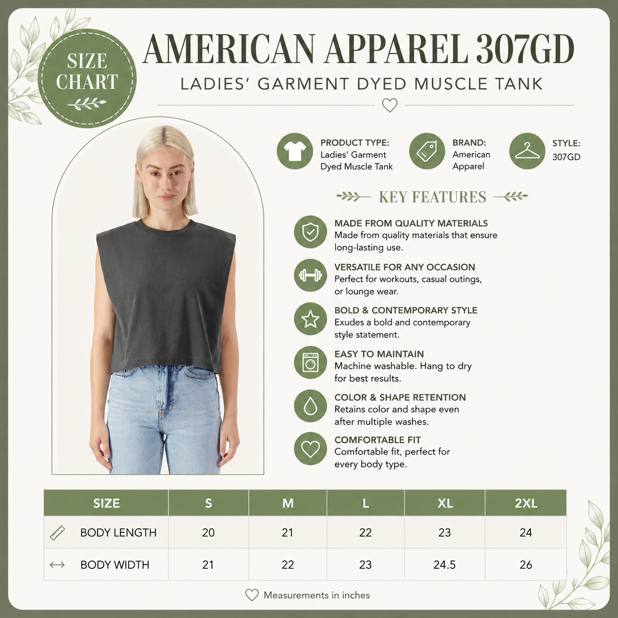 Jeweled Mallard Duck Graphic Tank | Hand-Applied Gem Animal Muscle Tank | American Apparel 307GD Ladies' Garment Dyed Muscle Tank
