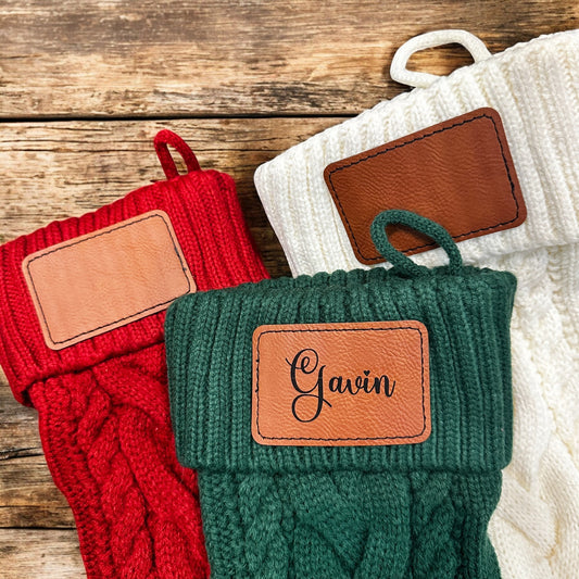 Personalized Knit Stocking