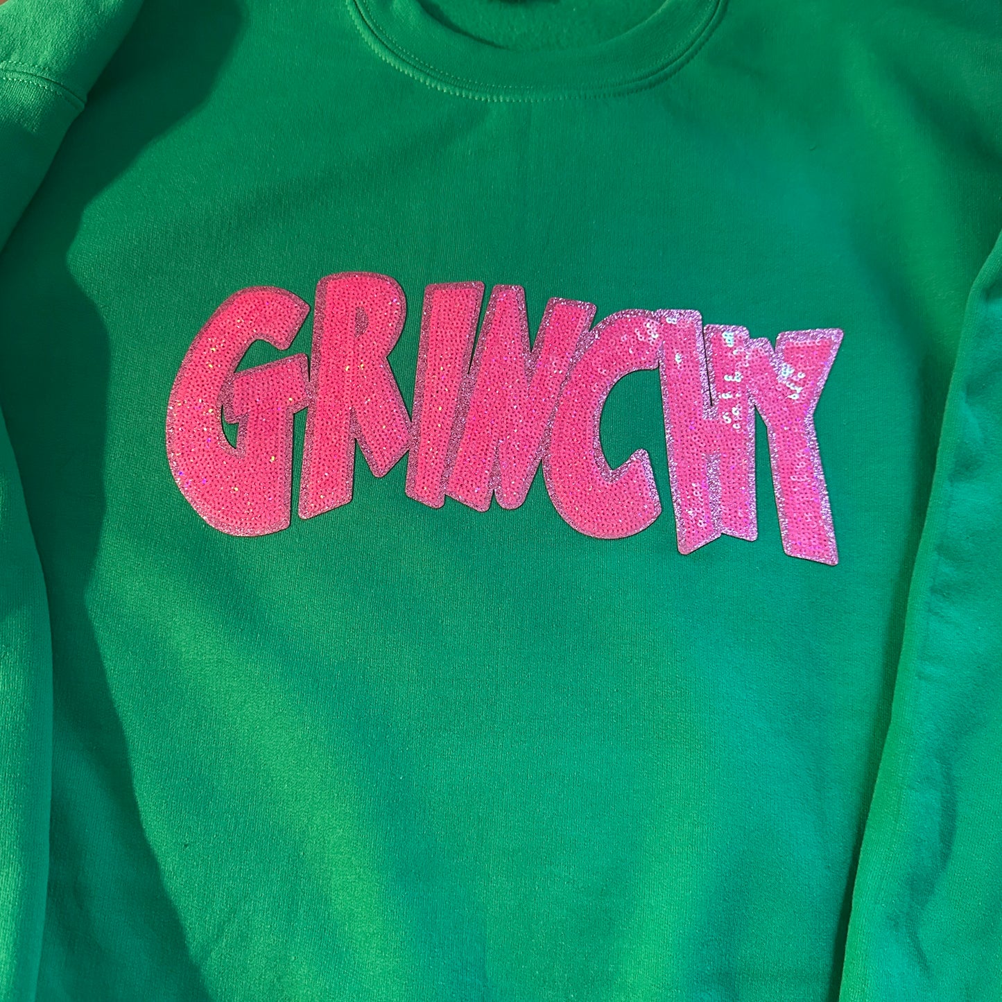 Grinchy Sequins Sweatshirt