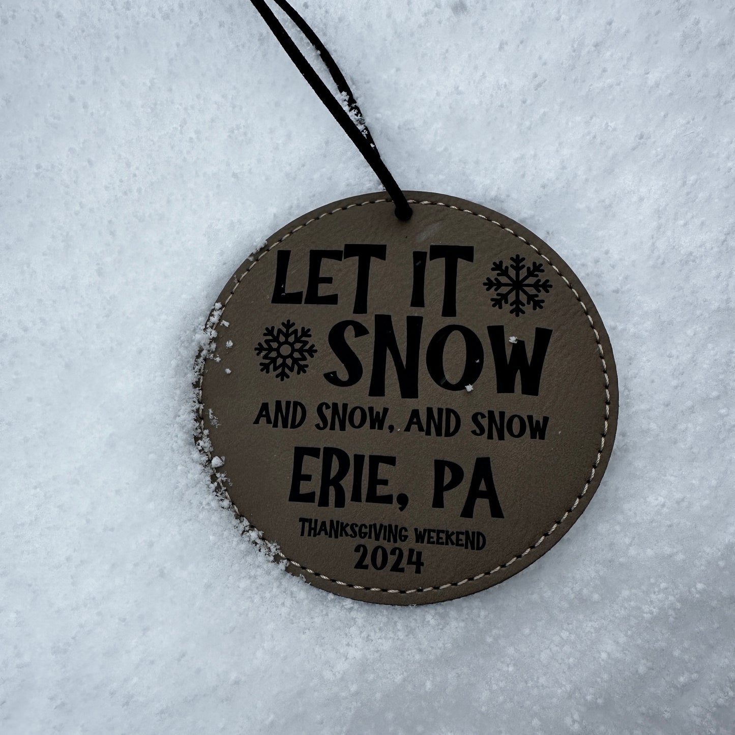 Erie Snowstorm Ornaments