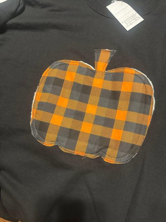 Pumpkin Sweatshirt, Black, 2XL