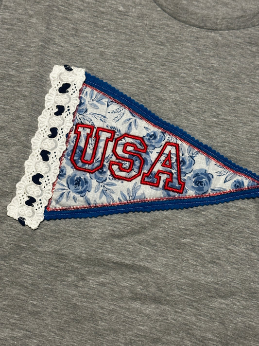 USA Embroidered T-Shirt