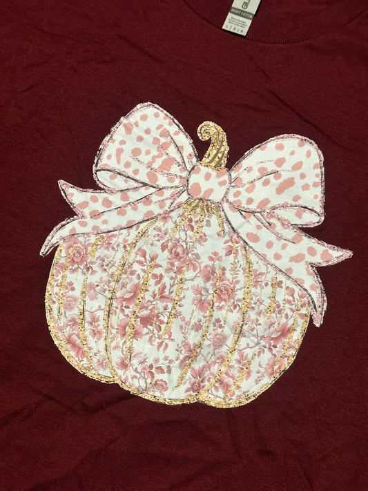 Coquette Pumpkin Tee, Large