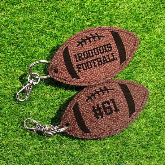 Football Keychains & Bag Tags