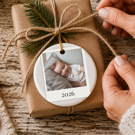Personalized Any Photo Christmas Ornament 2026