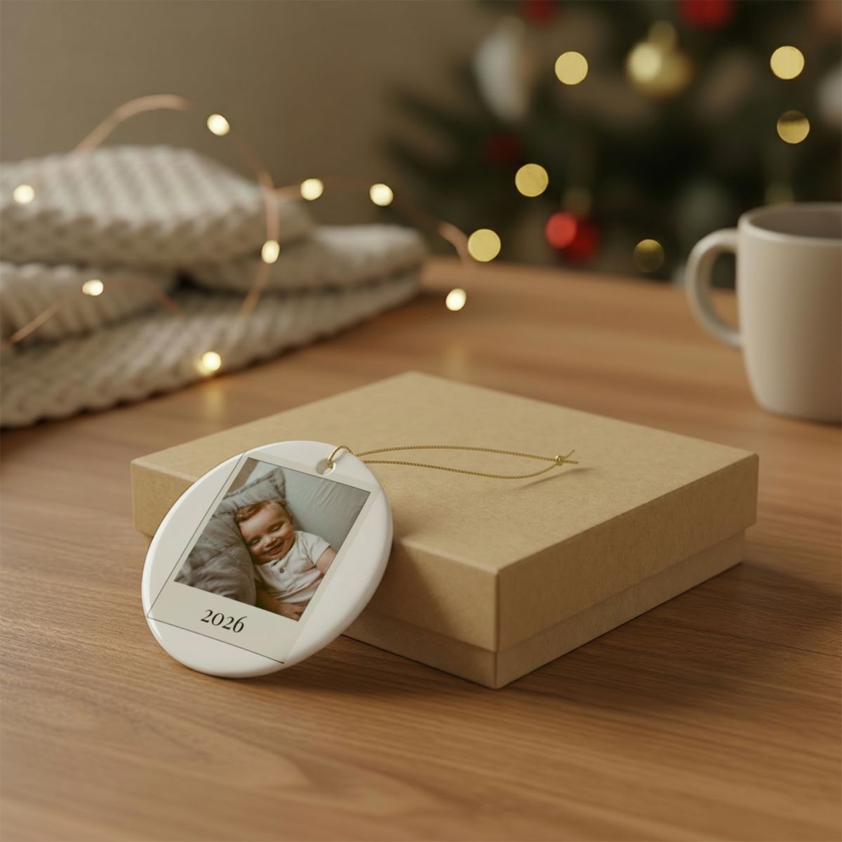 Personalized Any Photo Christmas Ornament 2026