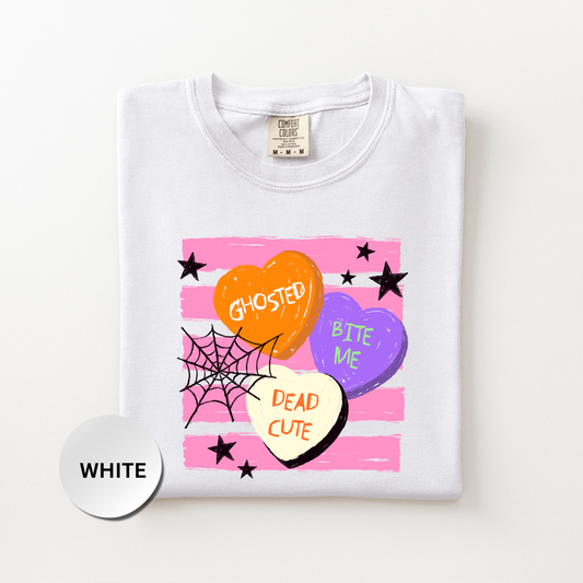 Cute Halloween Shirt, Ghosted Comfort Colors Shirt, Dead Cute Graphic Tee, Retro Spooky Season Shirt, Funny Halloween Gift