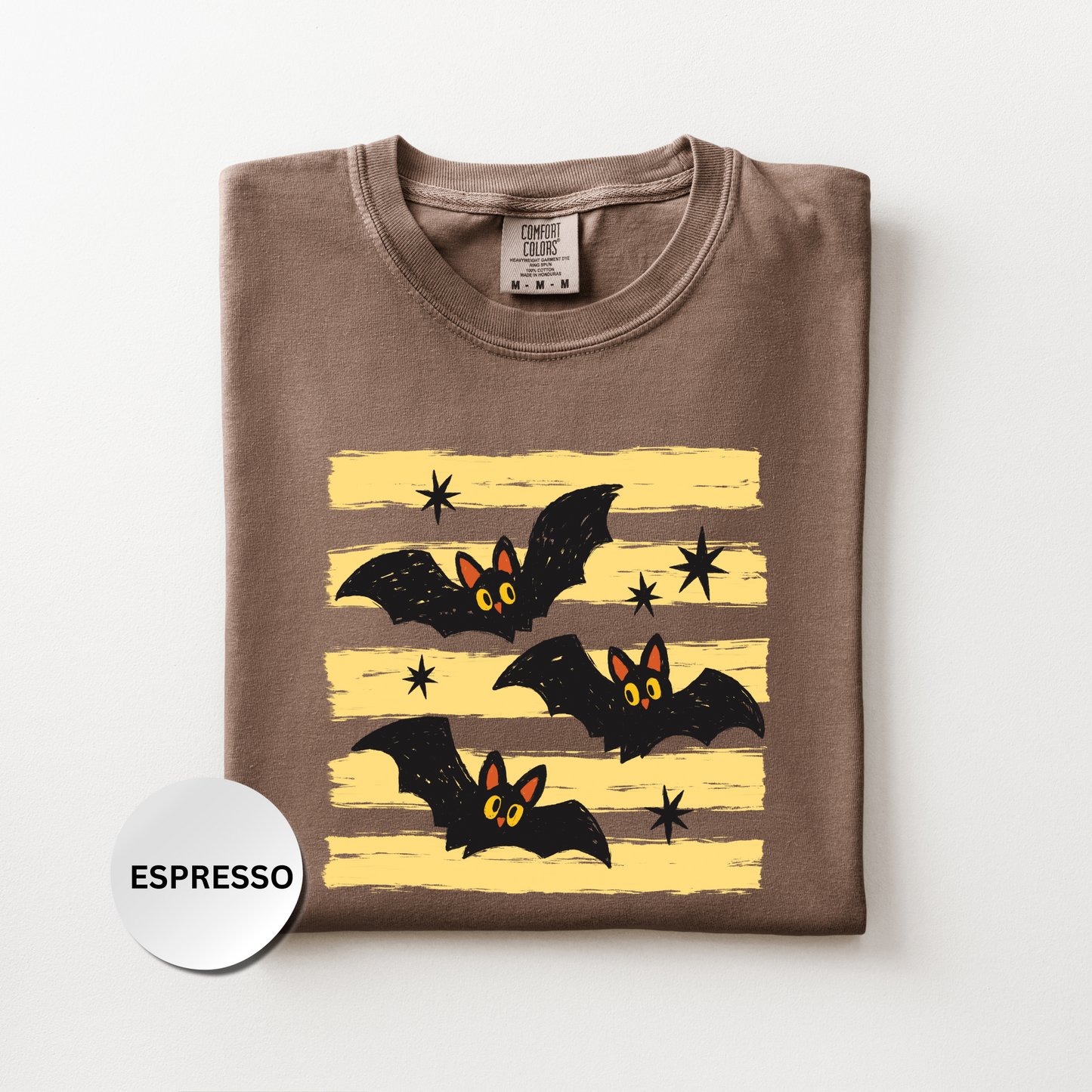 Bat Shirt, Cute Halloween Comfort Colors Shirt, Retro Spooky Season Tee, Halloween Bat Graphic Shirt, Fall Halloween Gift