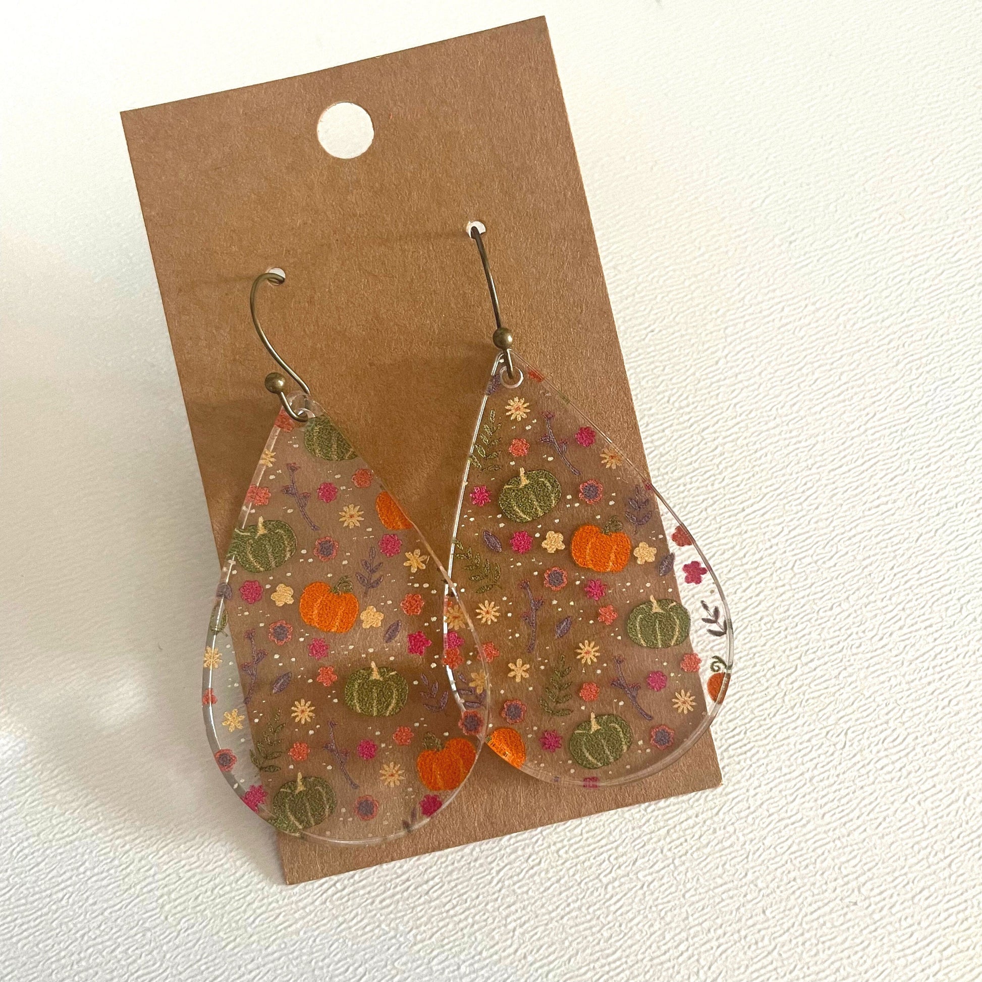 Fall Earrings, Cozy Fall Vibes, Pumpkin Jewelry, Thanksgiving Earrings, Autumn Leaves and Pumpkins Please, Harvest Season, Gift for Her