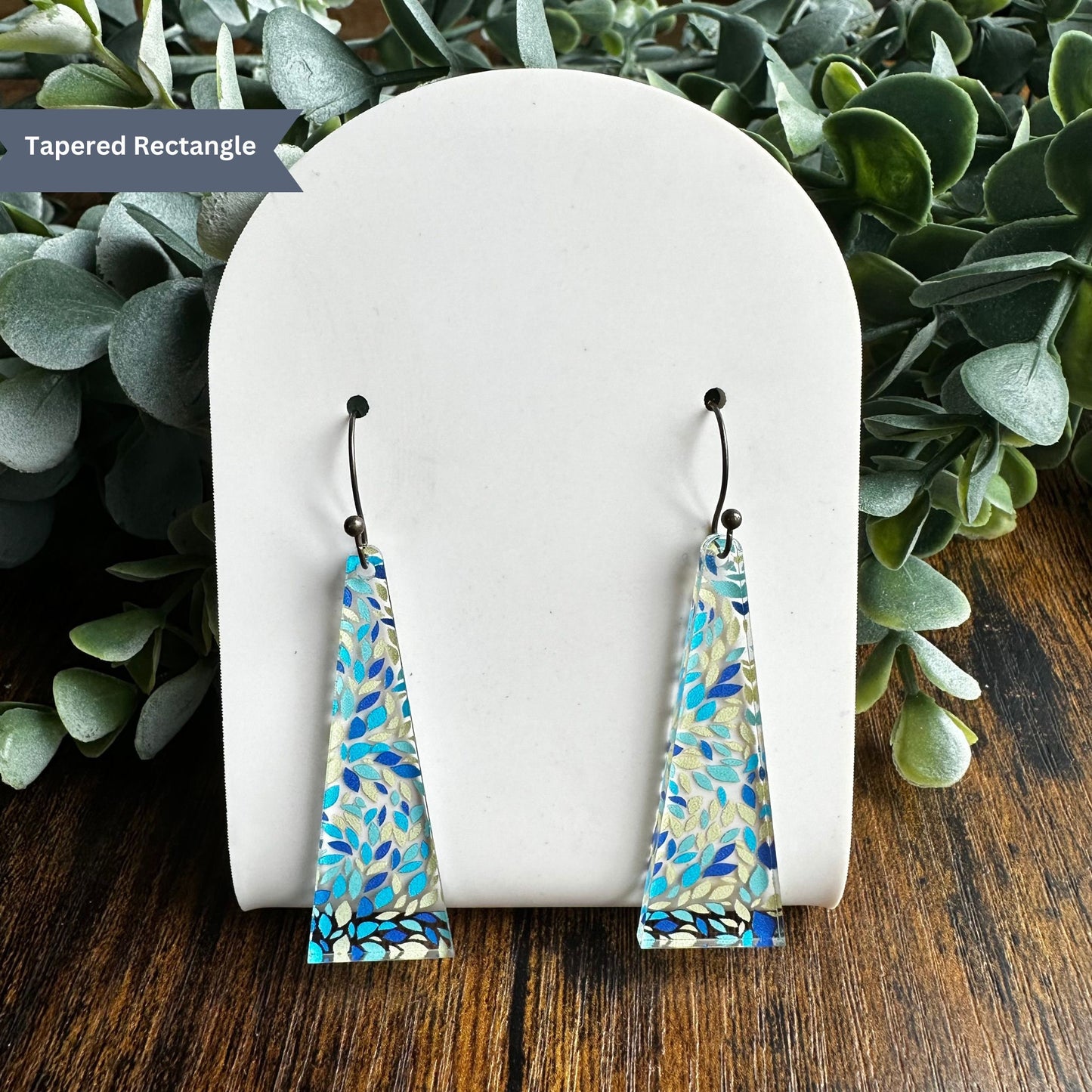 Beach Earrings, Summer Earrings, Summer Confetti, Peacock Earrings, Blue Summer Earrings, Vacation Earrings, Party Earrings