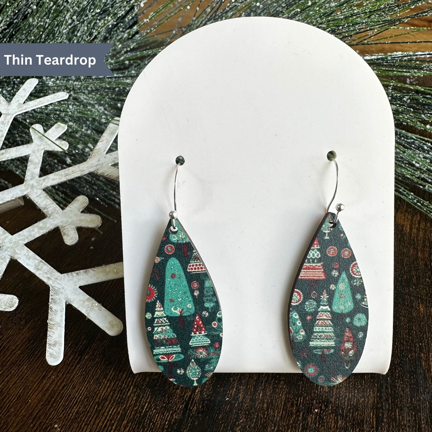 Winter Wonderland, Winter Earrings, Christmas Tree, Christmas Tree Earrings, Green Earrings, Holiday Earrings, Christmas Party, Gift for Her