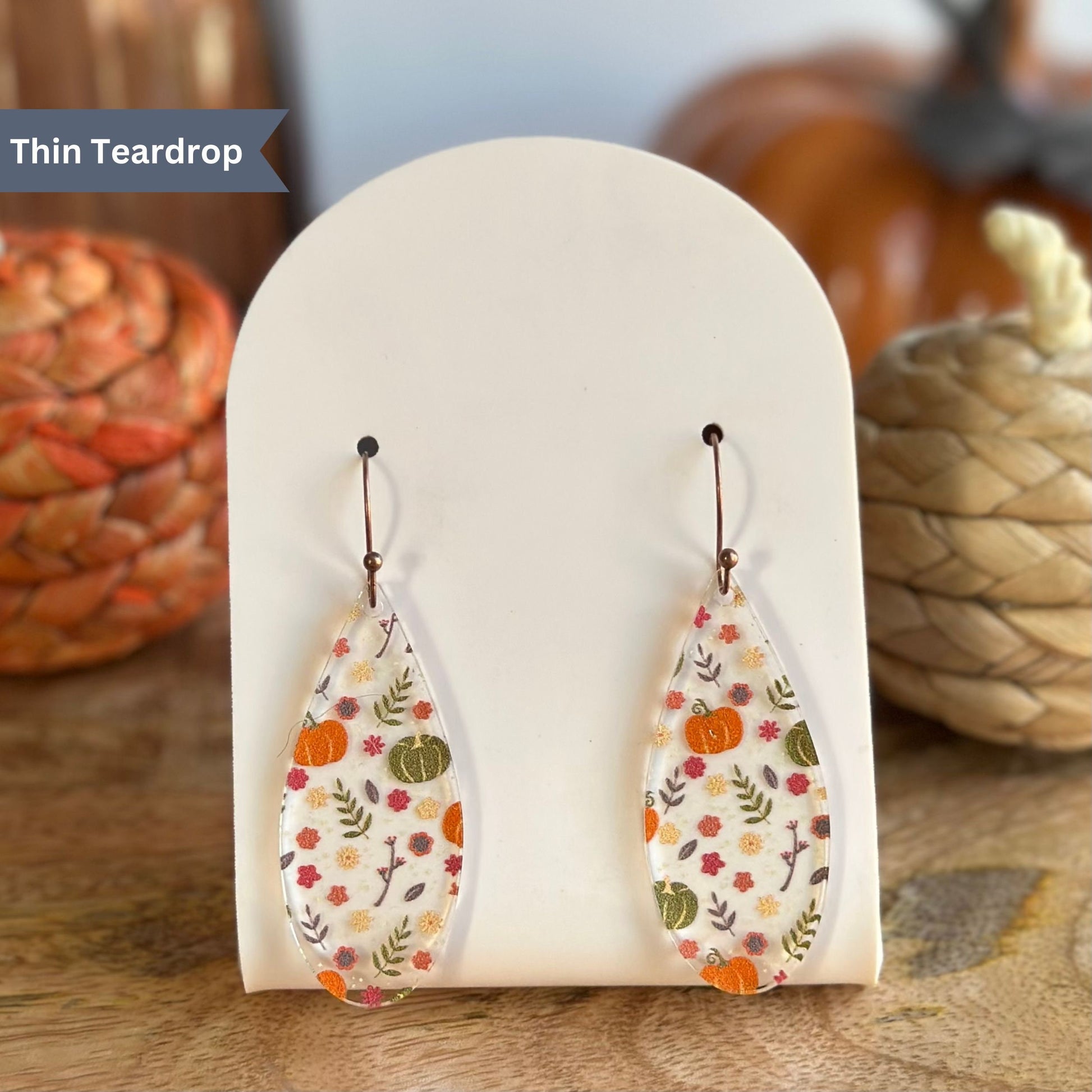 Fall Earrings, Cozy Fall Vibes, Pumpkin Jewelry, Thanksgiving Earrings, Autumn Leaves and Pumpkins Please, Harvest Season, Gift for Her