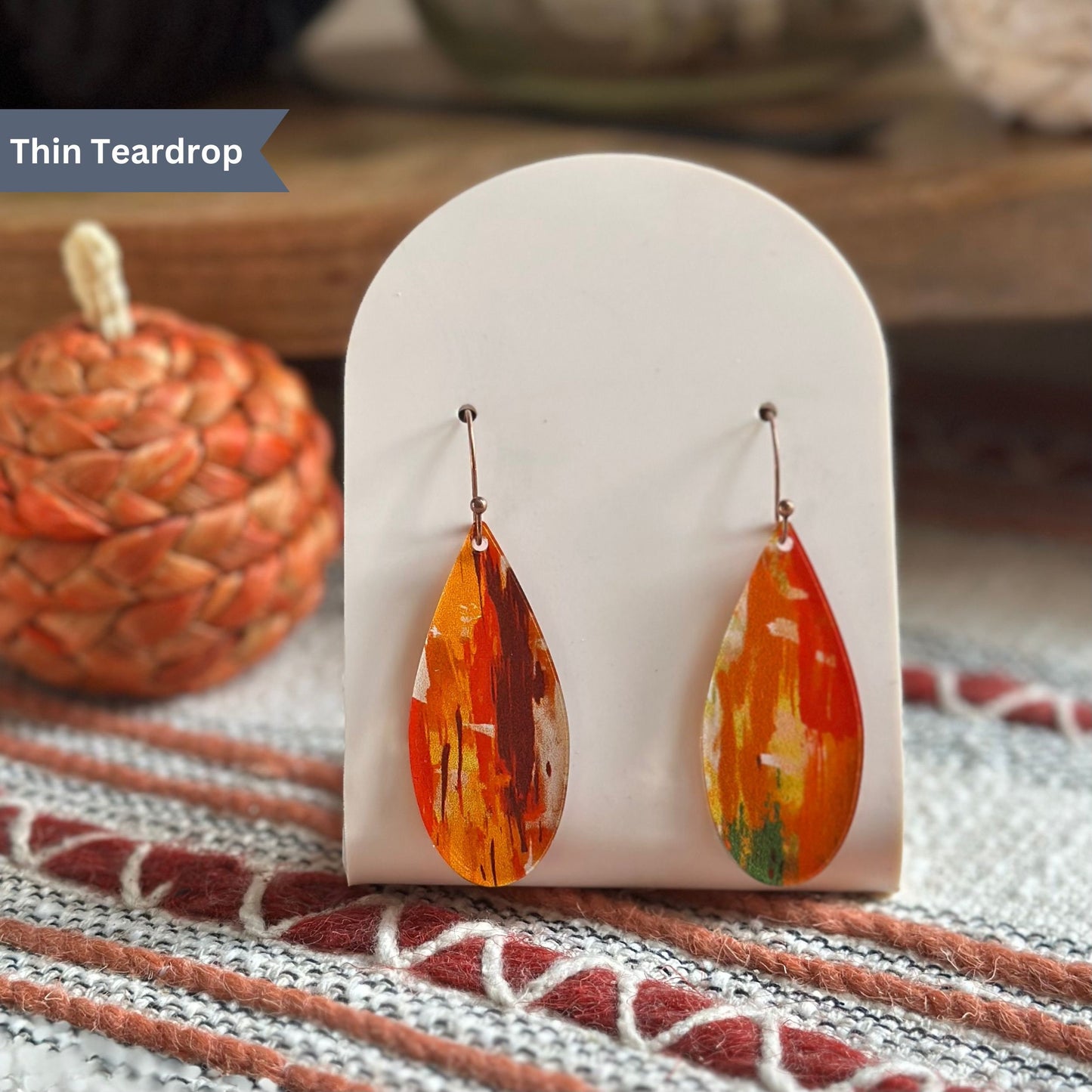 Fall Earrings, Autumn Earrings, Fall Leaves, Fall Colors, Fall Jewelry, Abstract Earrings, Leaves, Changing Seasons, Fall Foliage