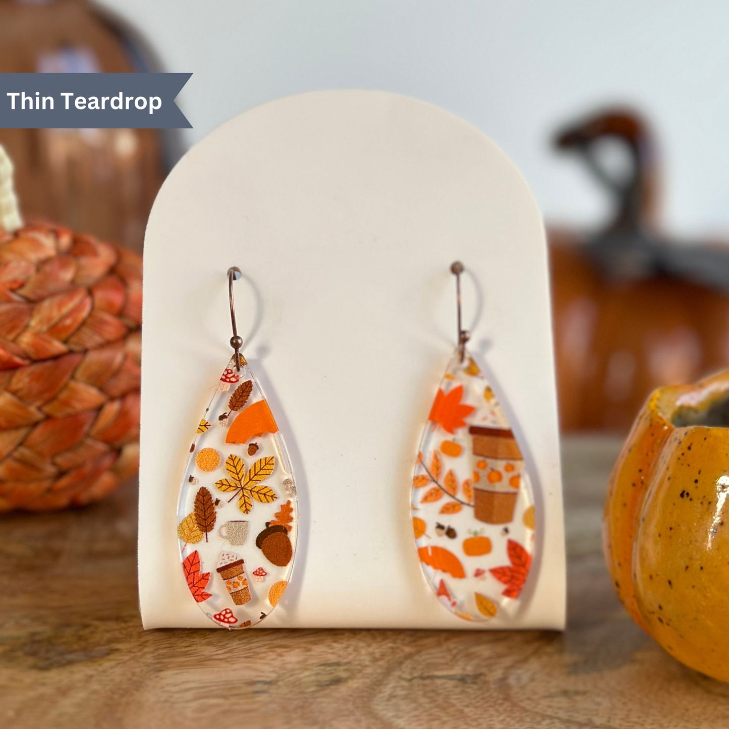 Pumpkin Spice, Fall Earrings, Coffee Earrings, Coffee Lover, Latte, Cozy Fall, Autumn, Cozy Vibes, Fall Vibes, Basic White Girl