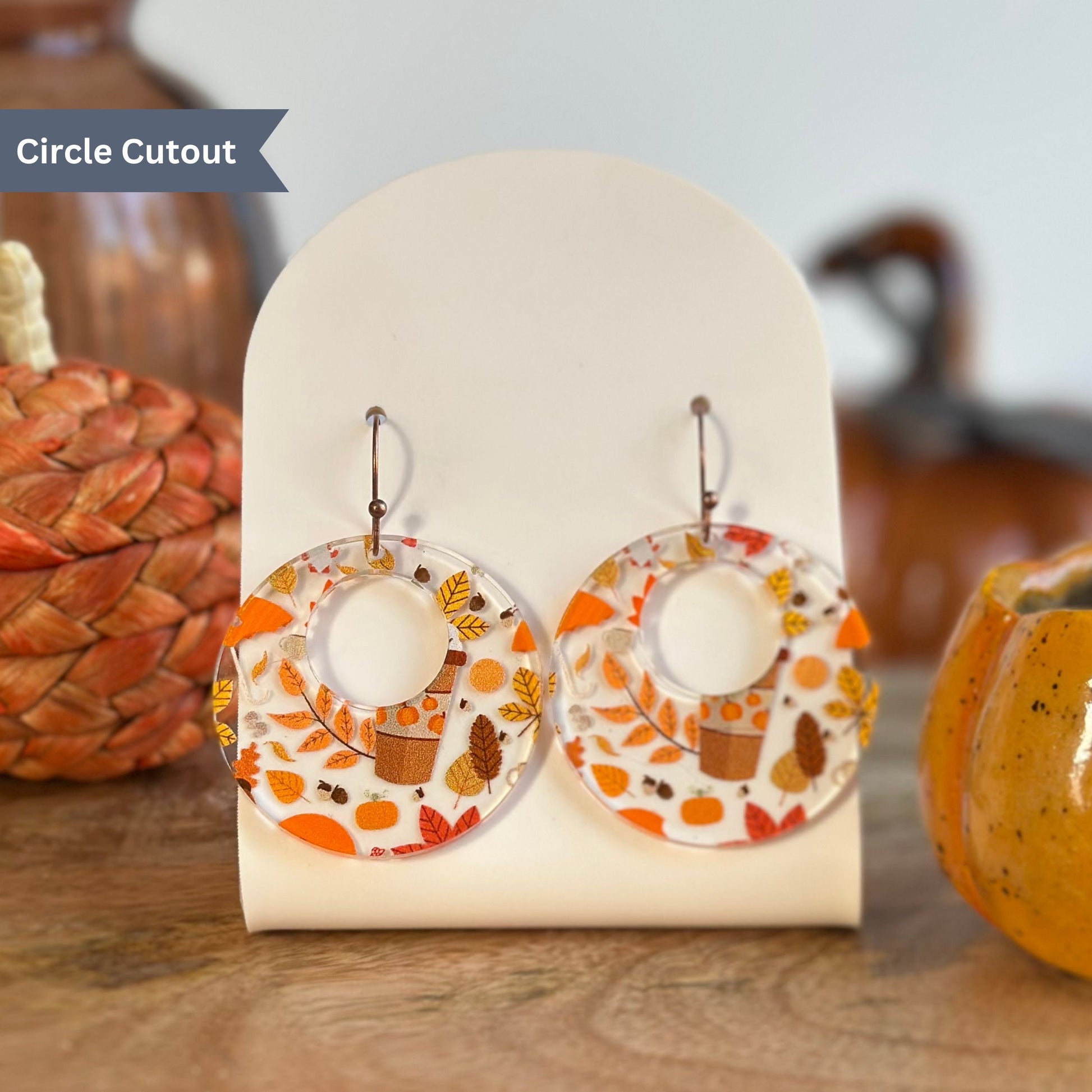 Pumpkin Spice, Fall Earrings, Coffee Earrings, Coffee Lover, Latte, Cozy Fall, Autumn, Cozy Vibes, Fall Vibes, Basic White Girl