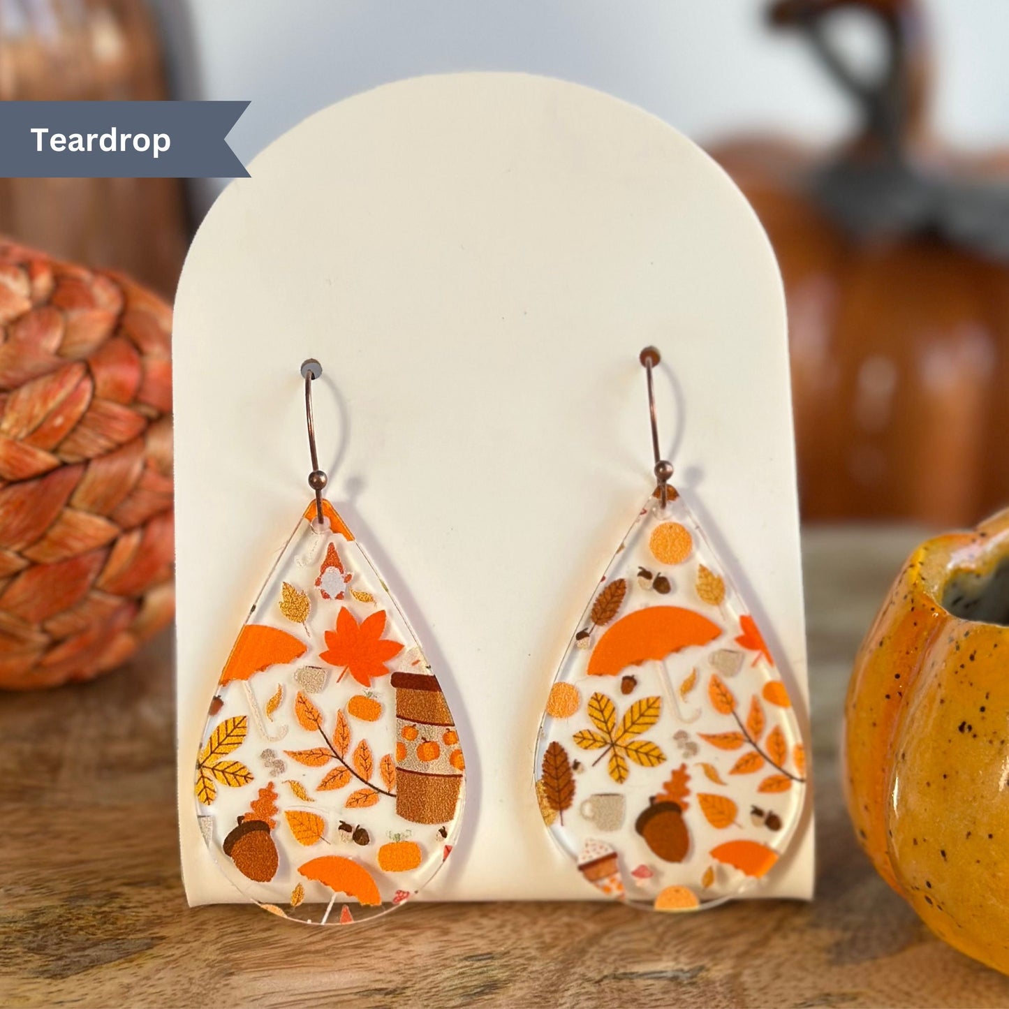 Pumpkin Spice, Fall Earrings, Coffee Earrings, Coffee Lover, Latte, Cozy Fall, Autumn, Cozy Vibes, Fall Vibes, Basic White Girl